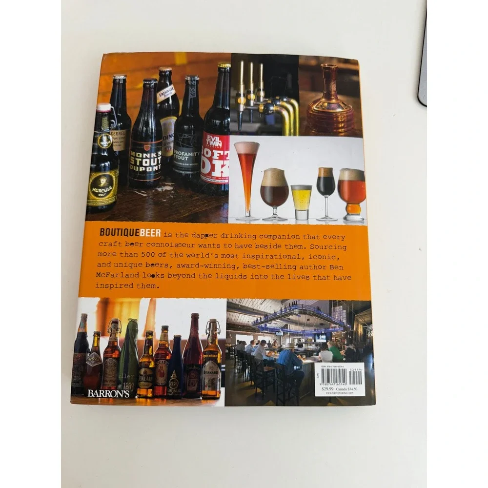 Boutique Beer 500 Quality Craft Beers Ben McFarland Barrons Hardcover Book